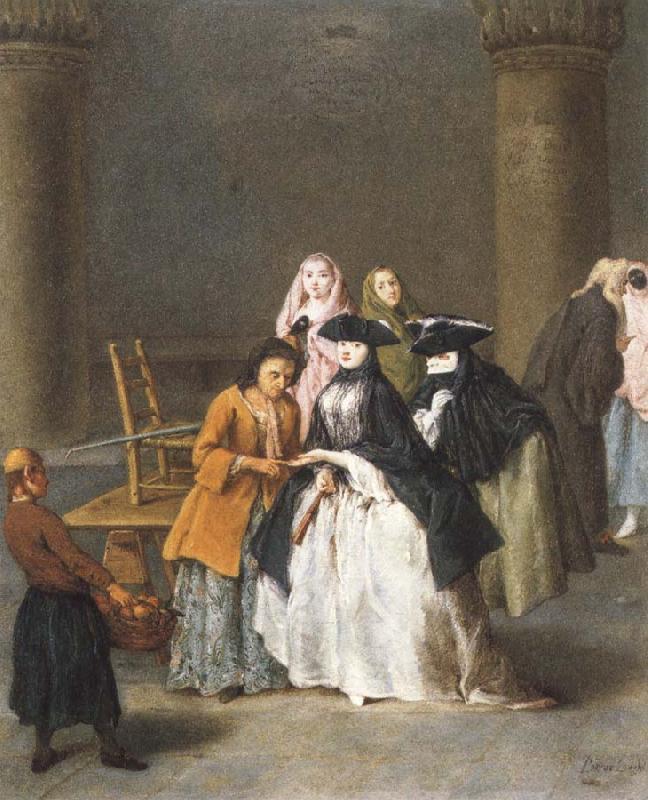 Pietro Longhi A Fortune Teller at Venice France oil painting art